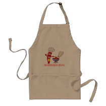 Apron--Barbeque King