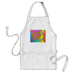 Apron - flower and colours in the moment