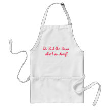 Apron for the novice chef