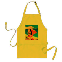 APRON:  "French Riviera"
