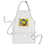 Apron-Groovy Tropical Lizards