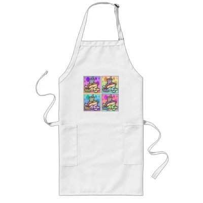 Apron - Pop Art Hot Dog with Chips and a Drink by PopArtDiva