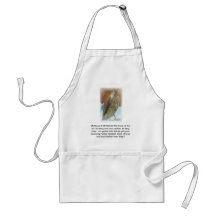 Apron with Bird of Prey Photo and verse Matt 6:26