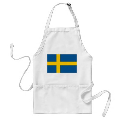 Apron with Flag of Sweden by AllFlags
