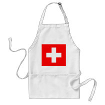 Apron with Flag of Switzerland