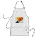 APRON WITH ORANGES AND KNIFE