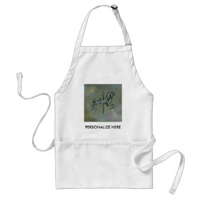 Aprons - Carousel Zebra by Carousel_Corner