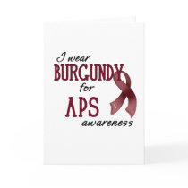 APS Awareness Items Greeting Cards