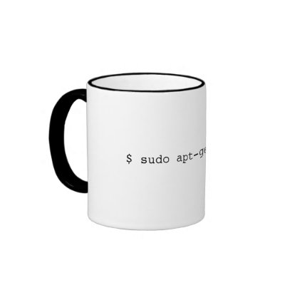 Apt-Get Coffee Caneca by CrociDB