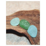 aqua and green seaglass full color flyer