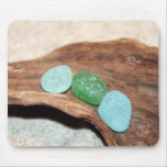 aqua and green seaglass