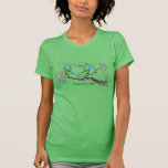 Aqua & Apple Green Happily Ever After  Bride Tee