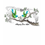 Aqua & Apple Green Happily Ever After  Bride Tee t-shirts
