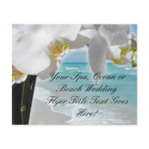 Aqua Beach Orchid Full Color Flyer