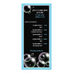 Aqua Blue Bubbles Cleaning Service Rack Cards rack cards