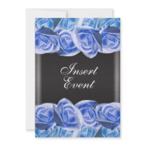 Aqua blue wedding elegant rose