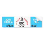 Aqua Buddha Bumper Sticker bumper stickers