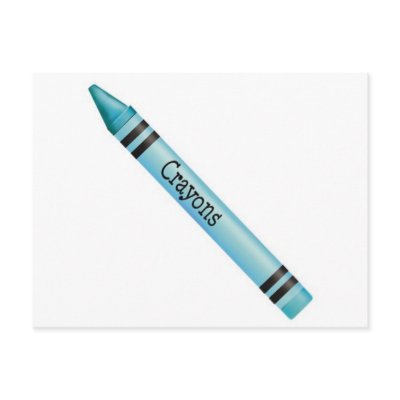 Aqua Crayon by justsilly