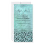 Aqua grey "thank you" wedding damask