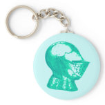 Aqua Knight Armour Mediaeval Helmet Knights keychains