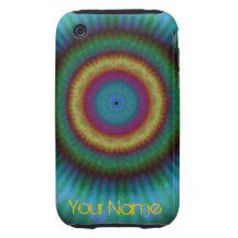 Aqua Pools Mandala iPhone 3g 3gs tough case iPhone 3 Tough Cases
