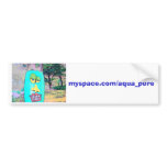 Aqua Pure Car Love bumper stickers