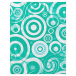 aqua_retro_circles personalized flyer
