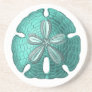 Aqua Sand Dollar Stone Coaster