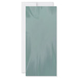 Aqua Satin Customized Rack Card