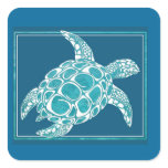 Aqua Sea Turtle