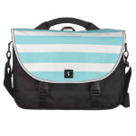 Aqua Thin Stripes Laptop Commuter Bag commuterbag