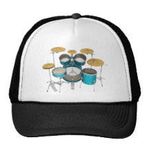 Aqua / Turquoise Drum Kit: Hat