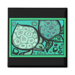 Aqua Turtles Magnets