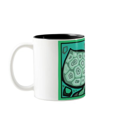 Aqua Turtles Coffee Mugs by TurtleHero