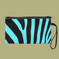 Aqua Zebra print clutch bagettes bags