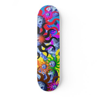 aqualights_EARTH_SUN skateboard by aquamotion