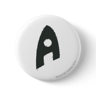 Aquaman Grunge 'A' Pinback Buttons by JusticeLeague