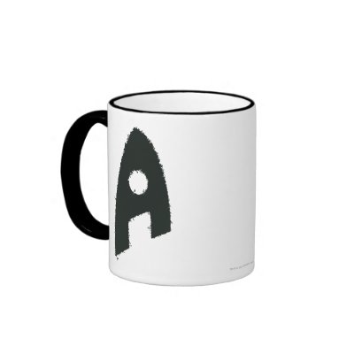 Aquaman Grunge 'A' Mug by JusticeLeague