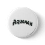 Aquaman Grunge Black Logo Pin