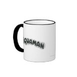 Aquaman Grunge Black Logo Coffee Mugs