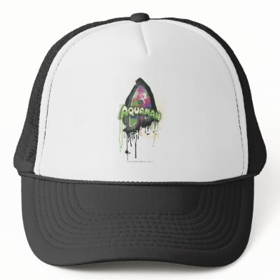 Aquaman - Twisted Innocence Letter Mesh Hat by JusticeLeague