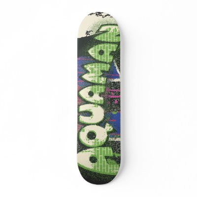 Aquaman - Twisted Innocence Letter Skateboard Decks by JusticeLeague