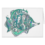Aquamarine Fantasy Swirly Fish
