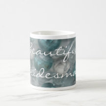 Aquamarine Gems Beautiful Bridesmaid Thank You Mug