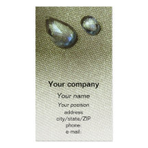 "Aquamarine gems" business card