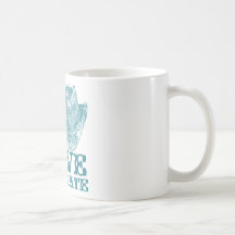 Aquamarine Western Vintage Weddings Coffee Mug