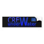 aquamotion film tv CREW sticker Bumper Sticker