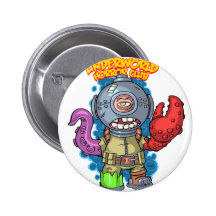 Aquapus Pinback Buttons