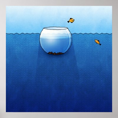 Aquarium2 Print by vladstudio