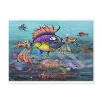 Aquarium Post Card